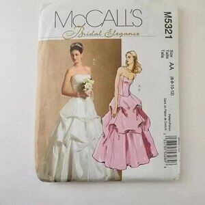 McCall's Bridal Elegance Pattern M5321 Size 6-12 UNCUT